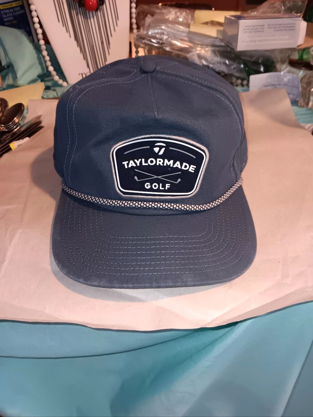 Taylormade Golf Hat Sz Regular Adjustable Navy Blue